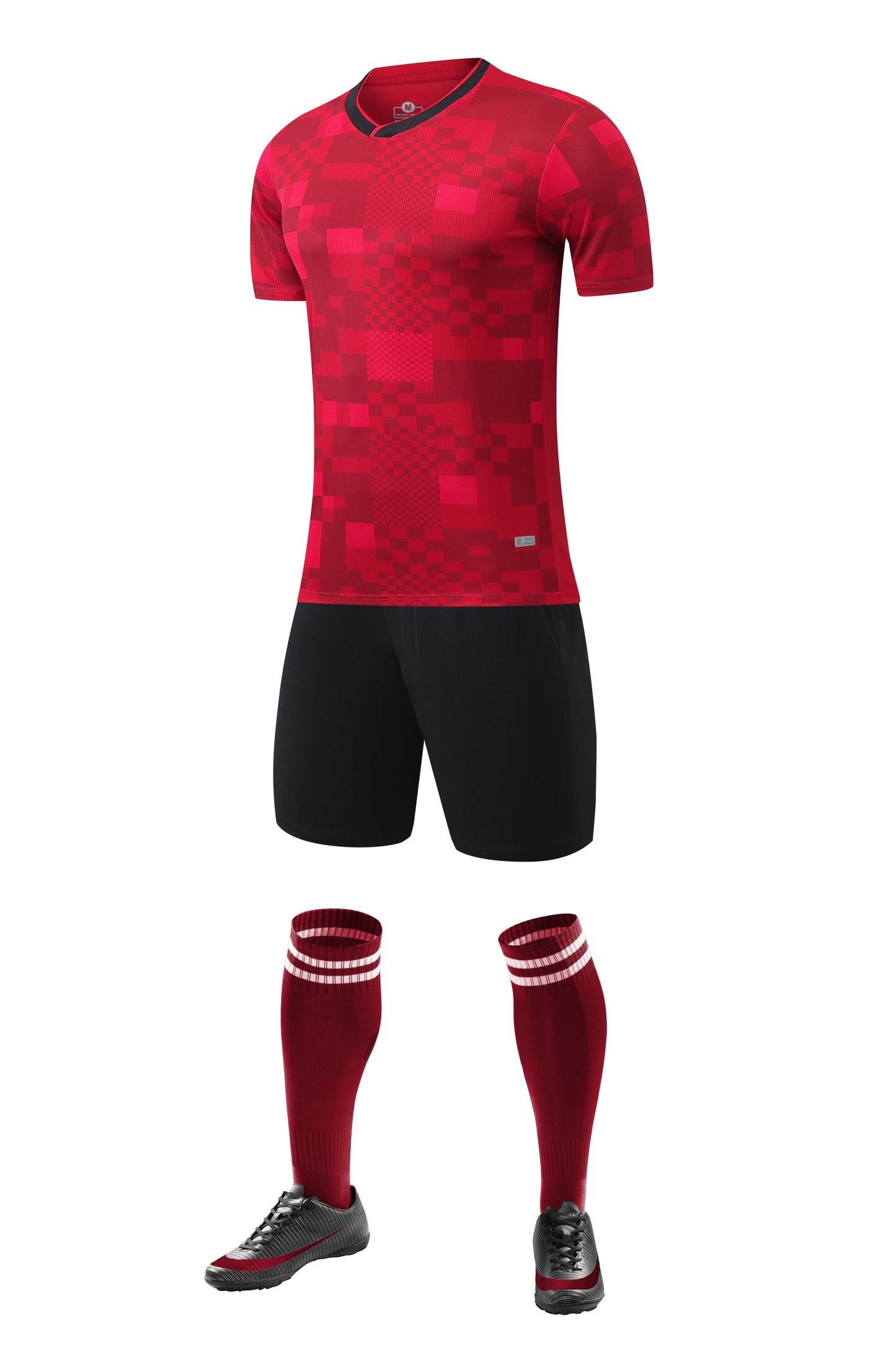 Elite QR Blaze Red Soccer Kit