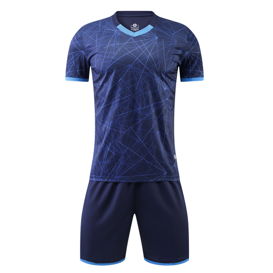 Elite Laser Azure Custom Soccer Kit