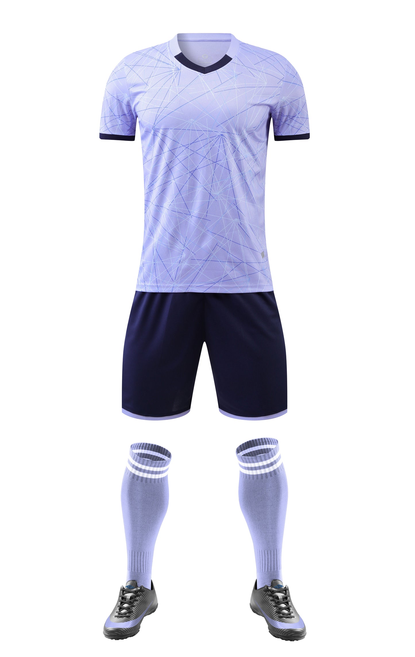 Laser Violet Custom Soccer Kit