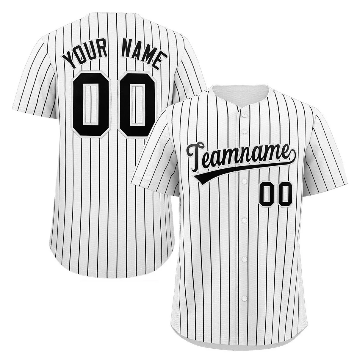 Elite Pro Pinstripe Classic Baseball Jersey