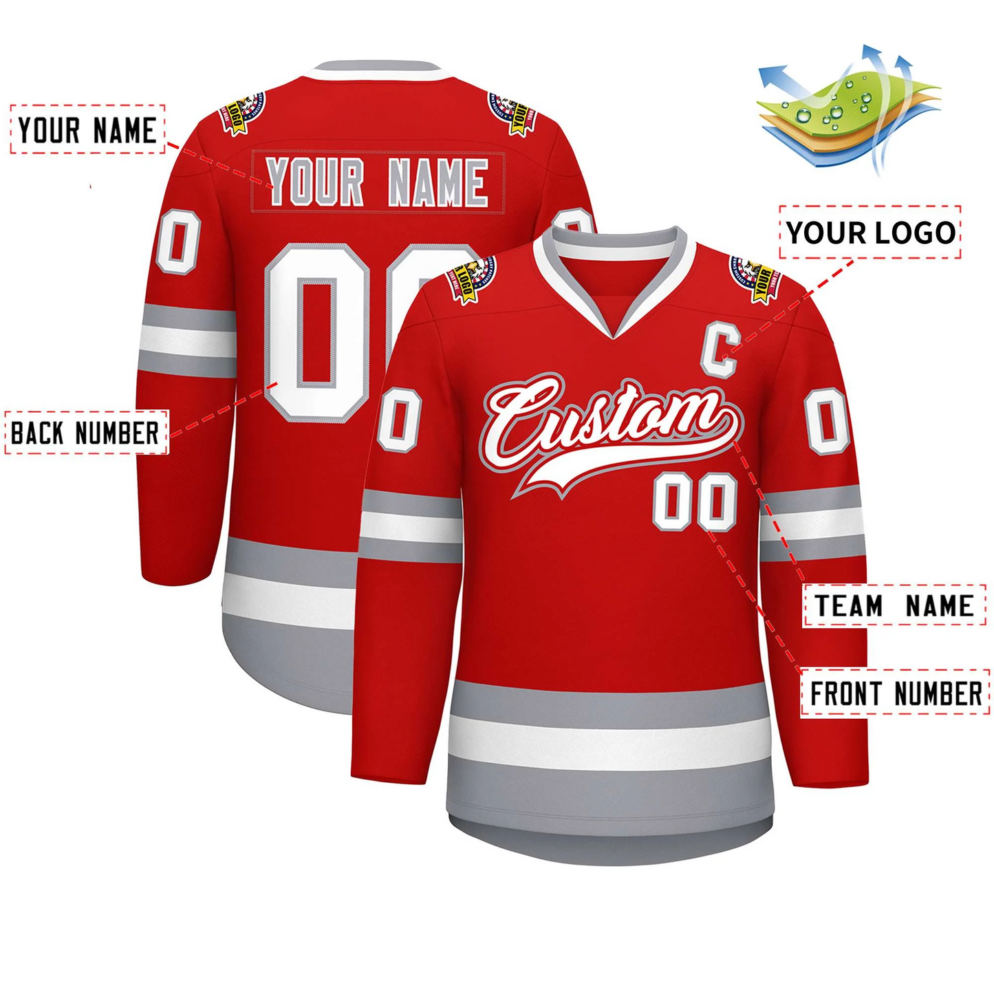 Elite Razor Redstorm Hockey Jersey