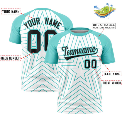 Elite All Star Soccer Mint Spark Jersey