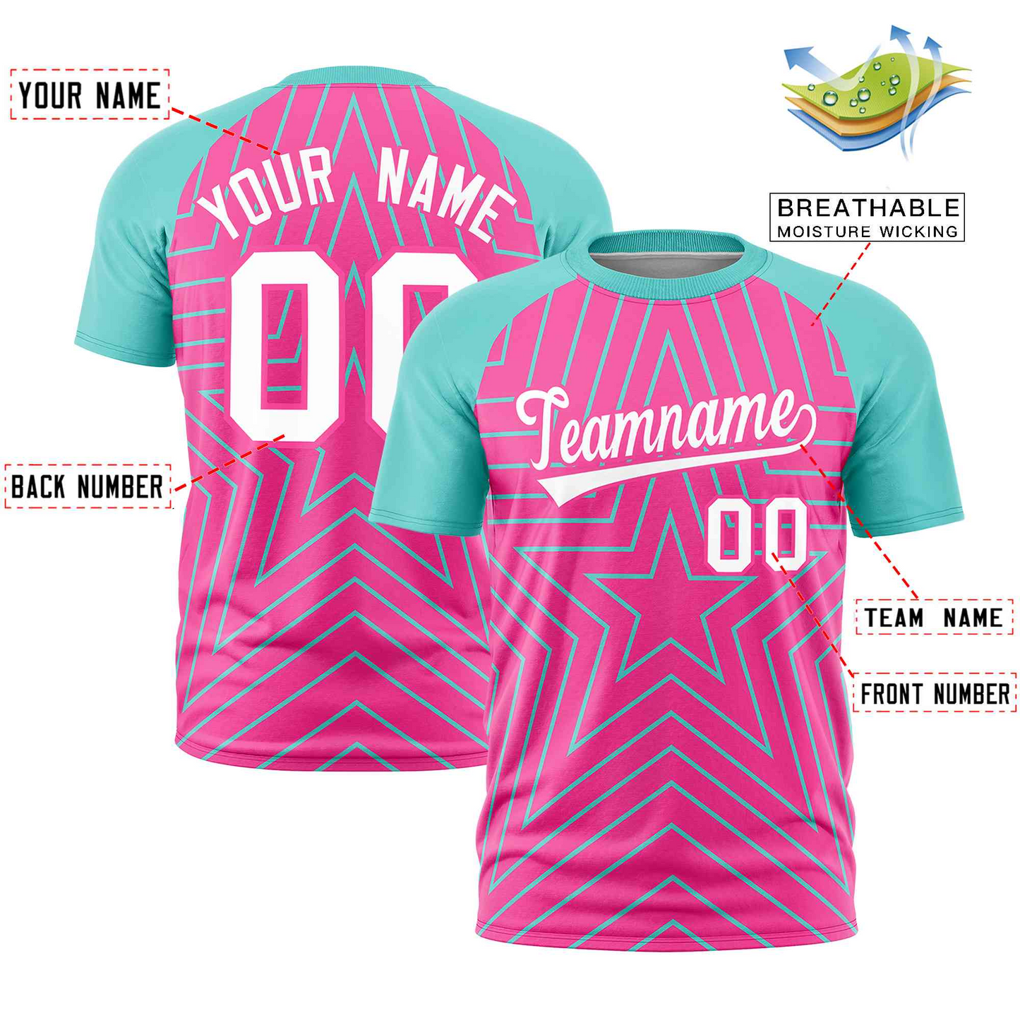 Elite All Star Soccer Pink Bliss Jersey