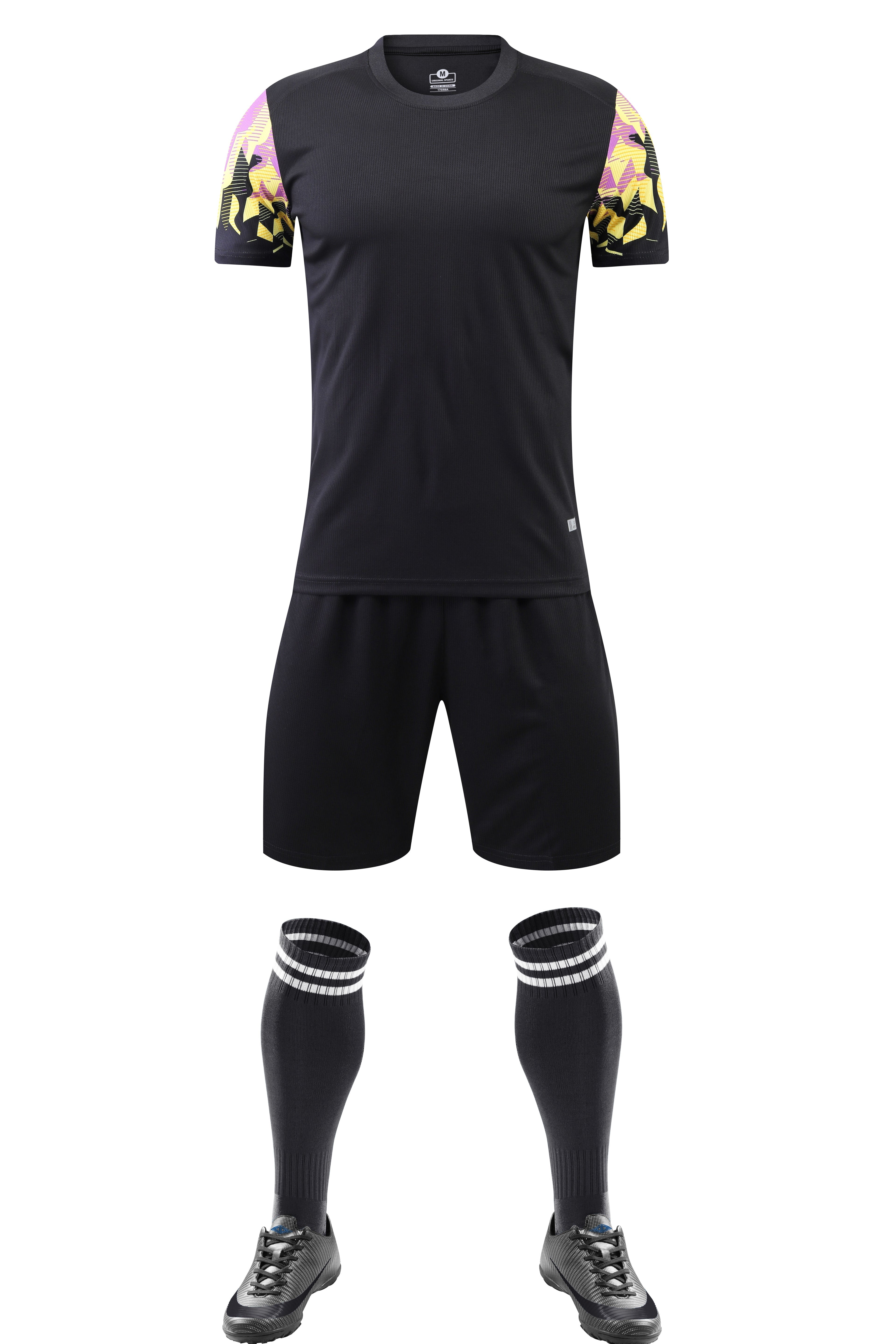 Elite Horizon Black Crash Soccer Kit
