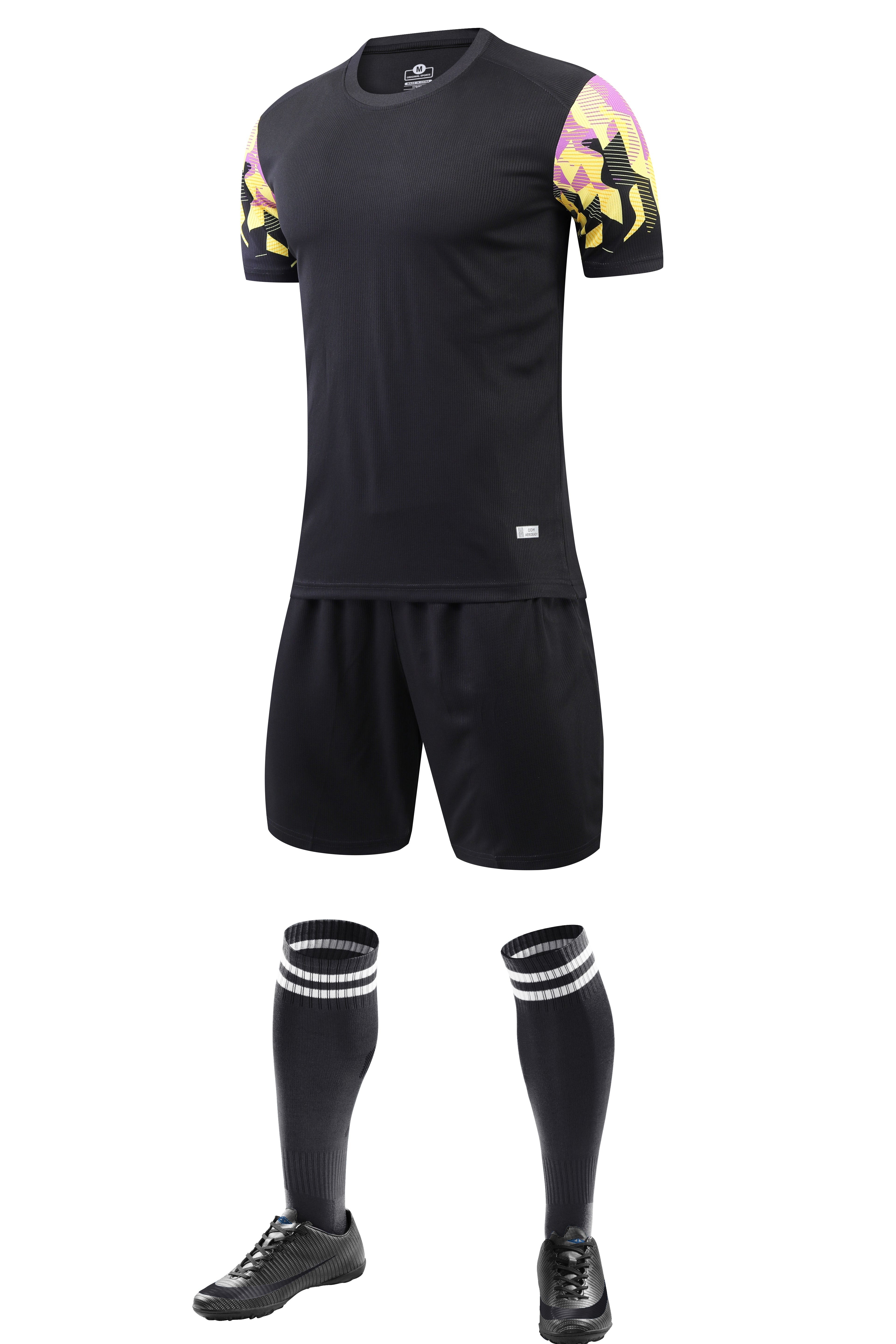 Elite Horizon Black Crash Soccer Kit