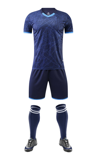 Elite Laser Azure Custom Soccer Kit