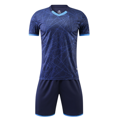 Elite Laser Azure Custom Soccer Kit