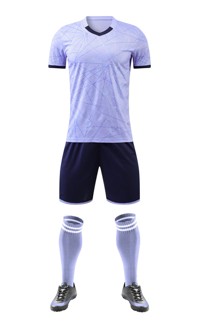 Laser Violet Custom Soccer Kit