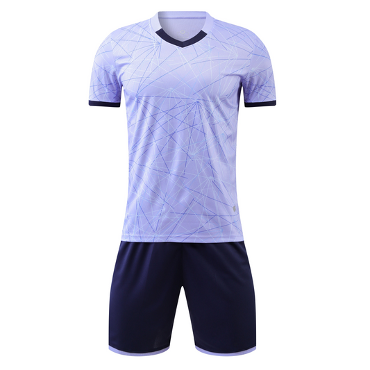 Laser Violet Custom Soccer Kit