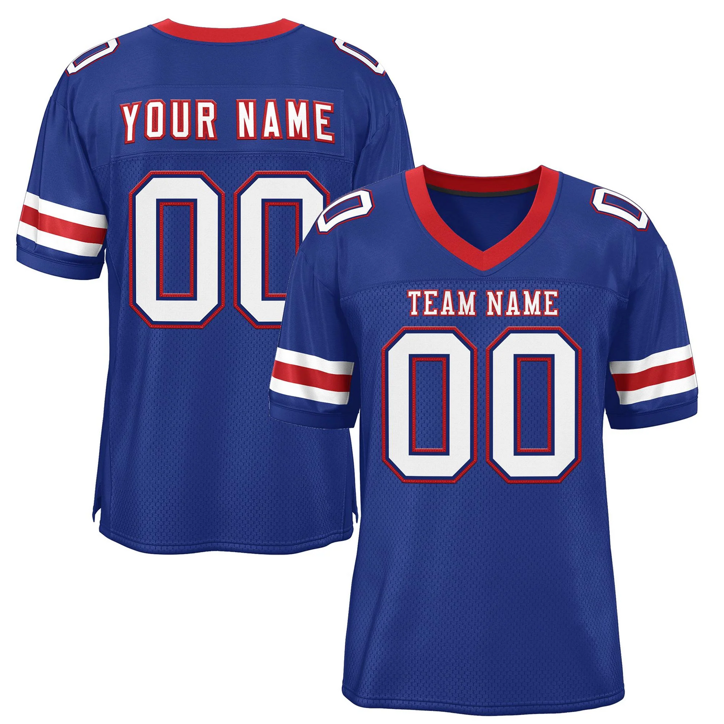 Elite Link Cobalt Blaze Custom Football Jersey