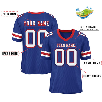 Elite Link Cobalt Blaze Custom Football Jersey