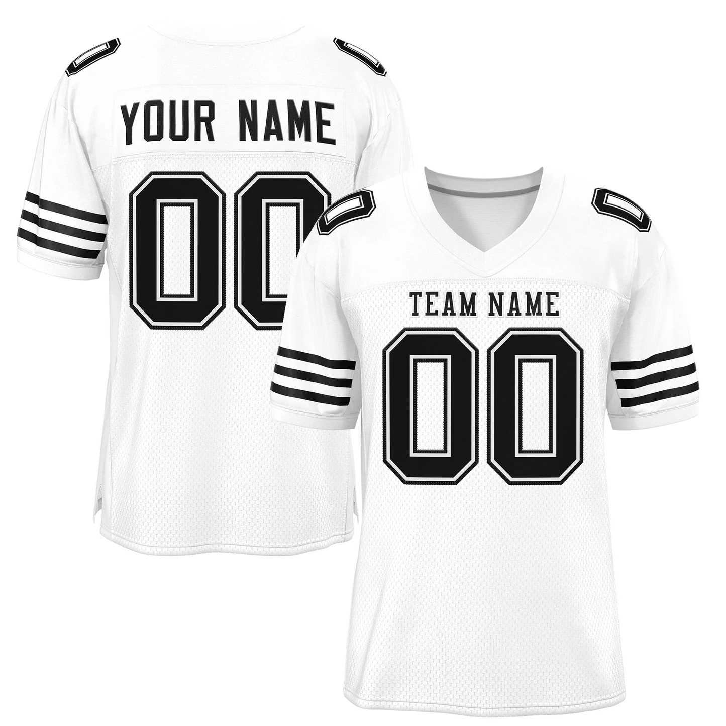 Elite Rank Bleached Edge Football Jersey