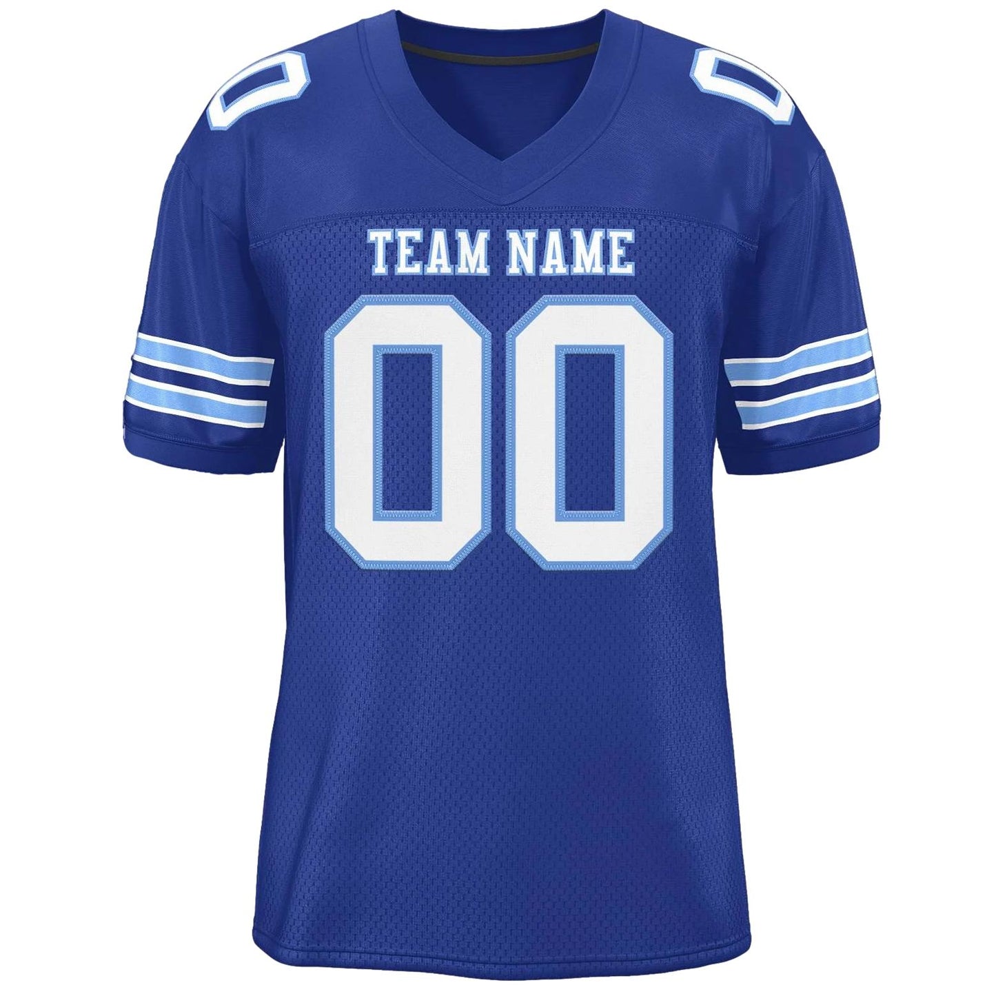 Elite Class Azure Glory Custom Football Jersey