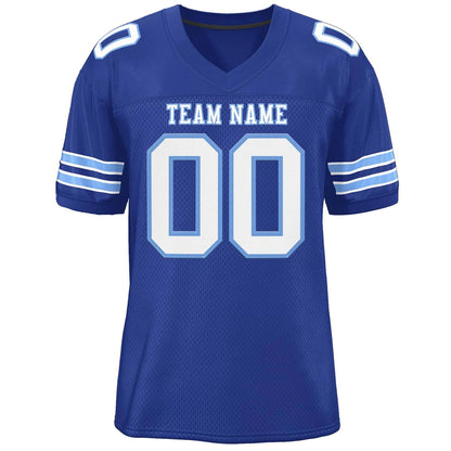 Elite Class Azure Glory Custom Football Jersey